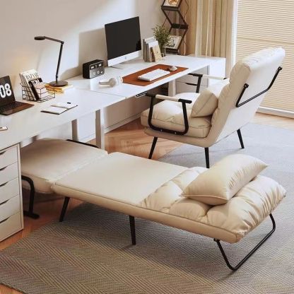 Modern Leather Steel Recliner