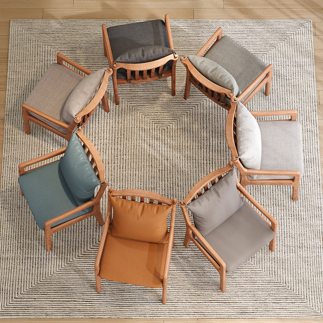 Scandinavian Solid Wood Cotton Dining Chair