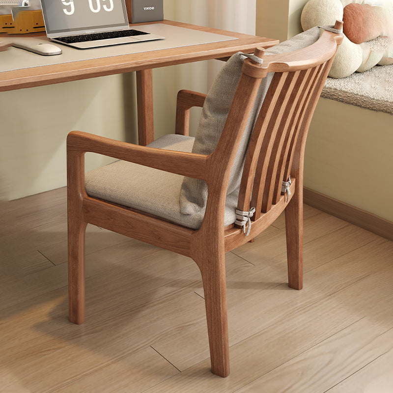 Scandinavian Solid Wood Cotton Dining Chair