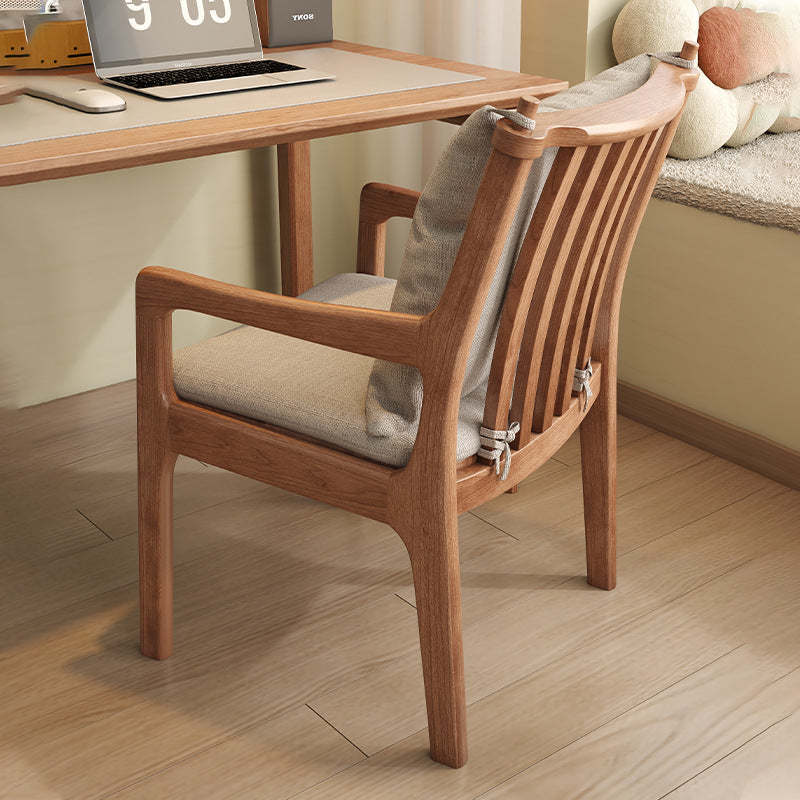 Scandinavian Solid Wood Cotton Dining Chair