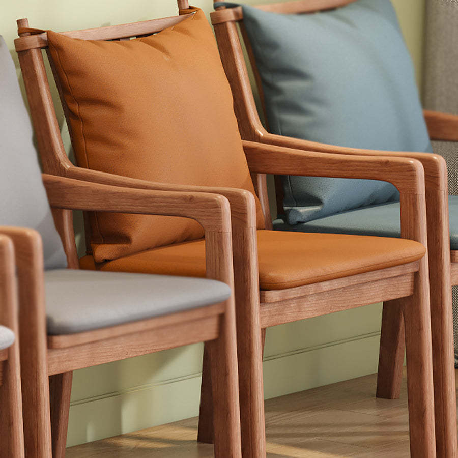 Scandinavian Solid Wood Cotton Dining Chair