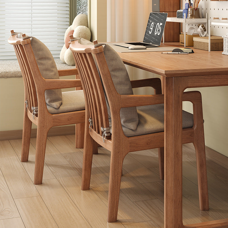 Scandinavian Solid Wood Cotton Dining Chair