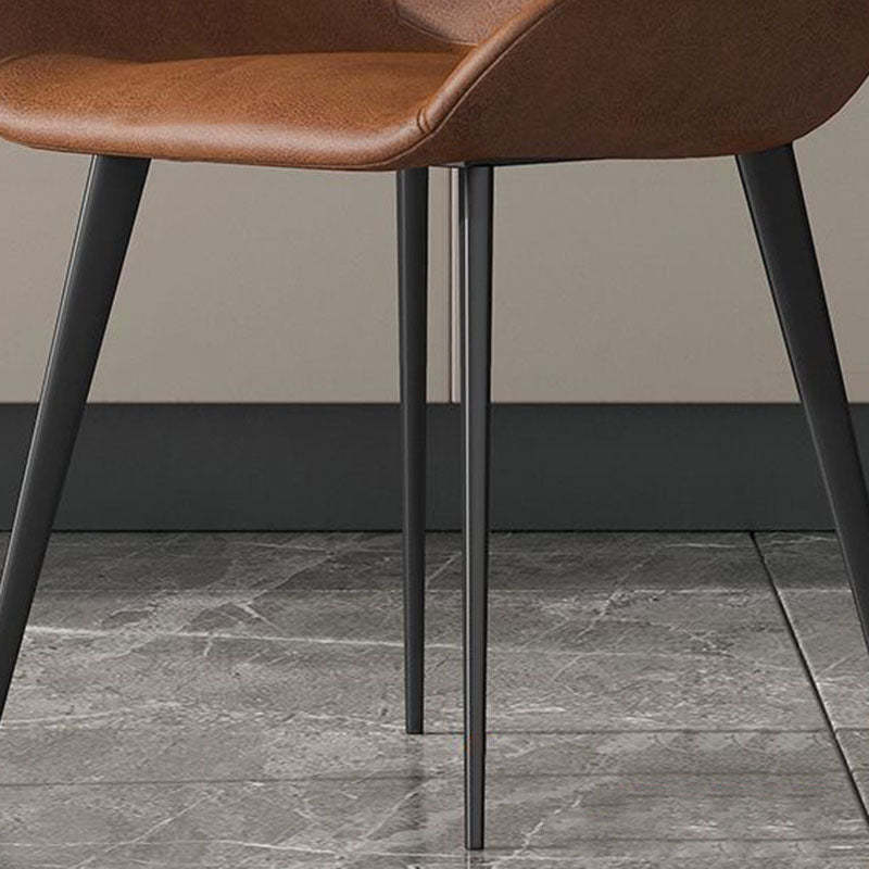 Modern PU Leather Steel Dining Chair