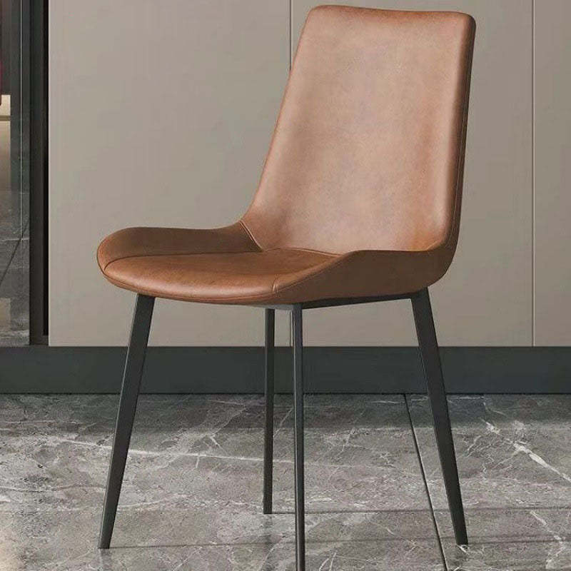 Modern PU Leather Steel Dining Chair