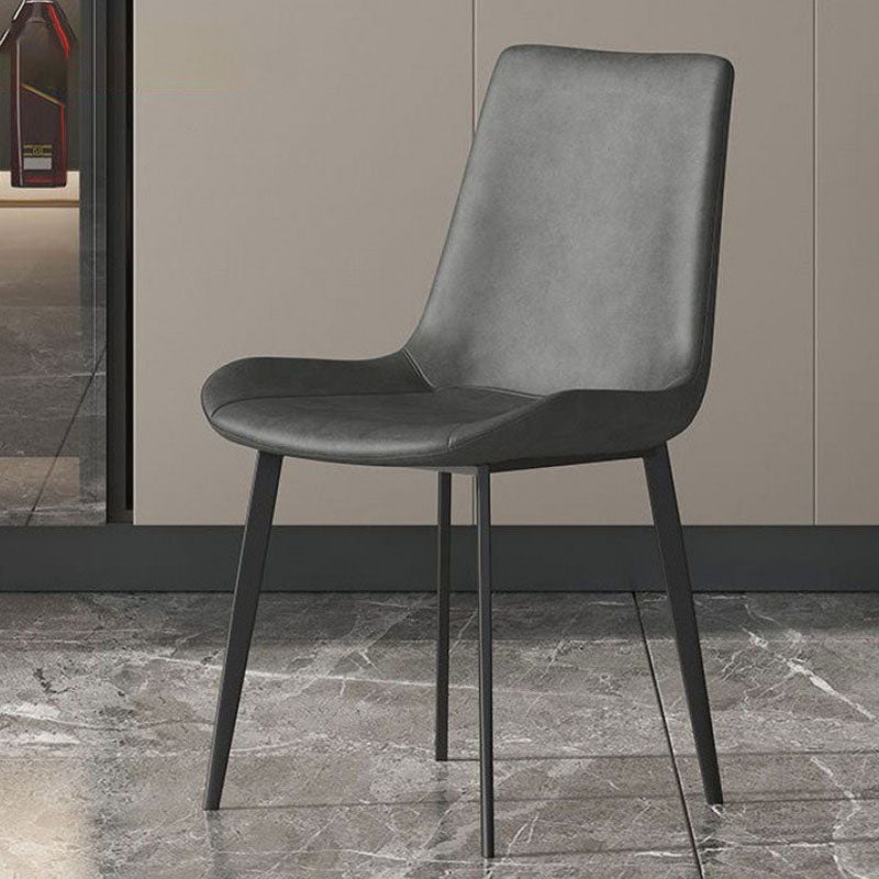 Modern PU Leather Steel Dining Chair