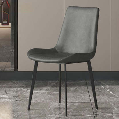 Modern PU Leather Steel Dining Chair