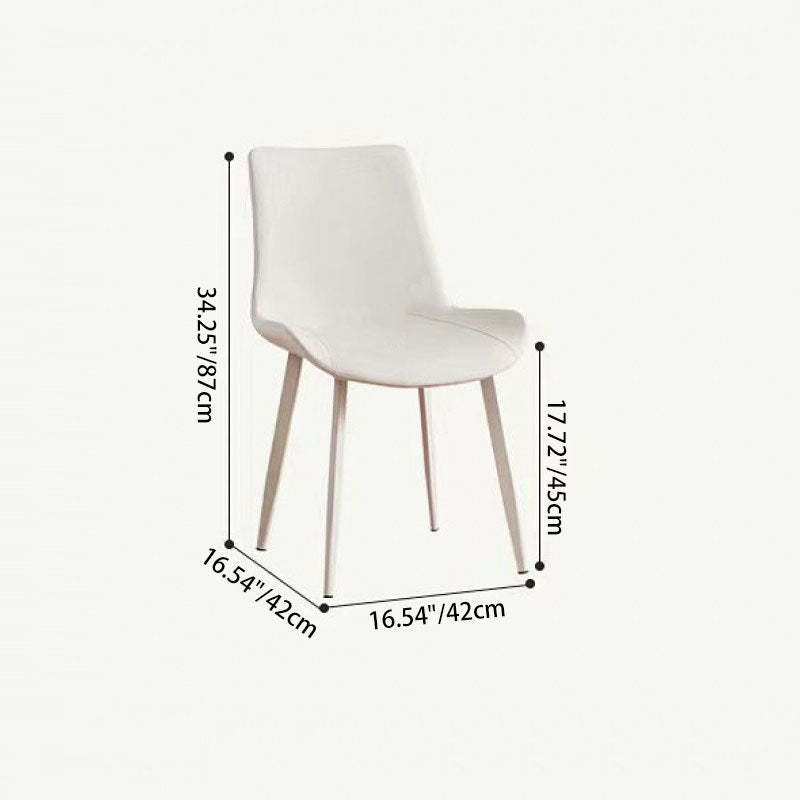 Modern PU Leather Steel Dining Chair