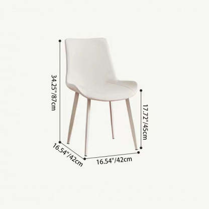 Modern PU Leather Steel Dining Chair