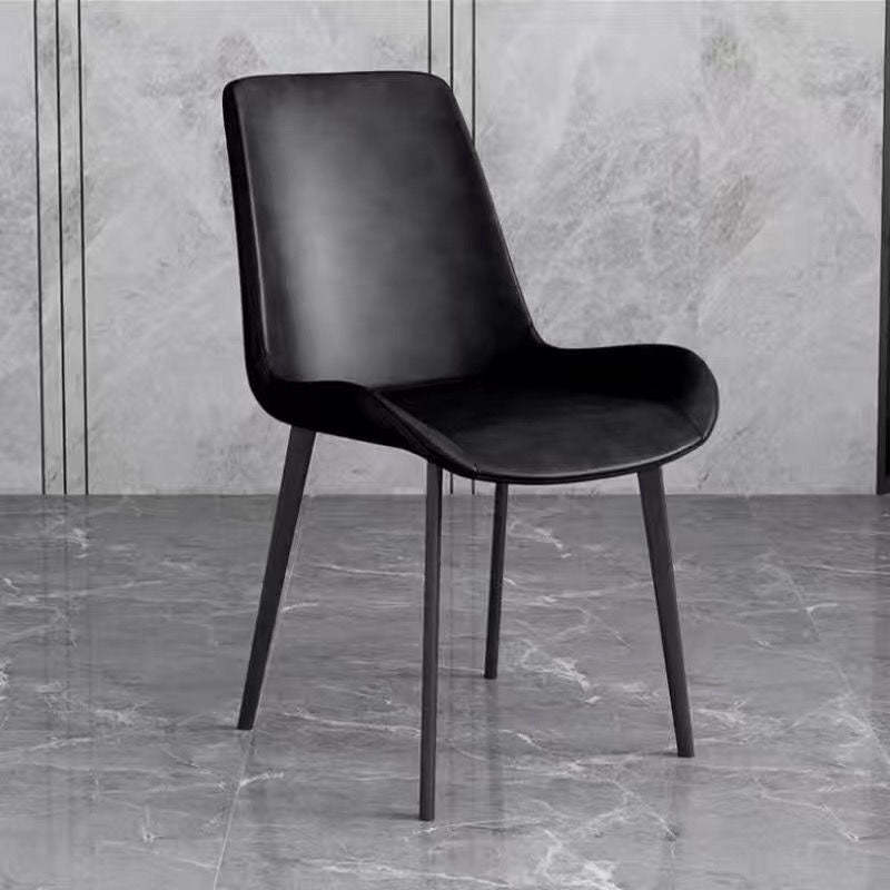 Modern PU Leather Steel Dining Chair