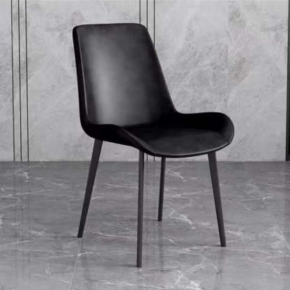 Modern PU Leather Steel Dining Chair