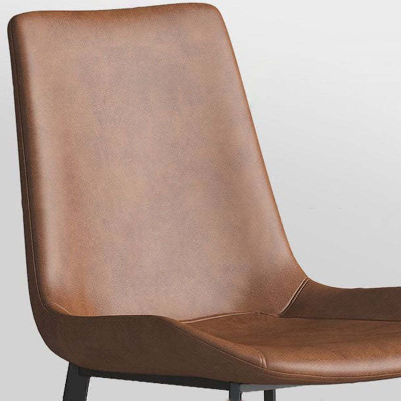 Modern PU Leather Steel Dining Chair