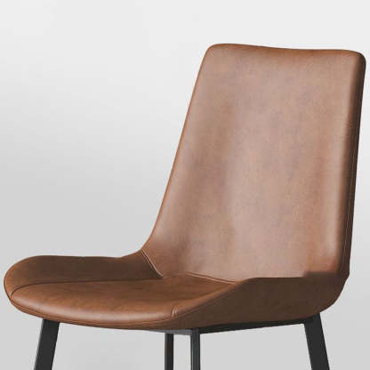 Modern PU Leather Steel Dining Chair