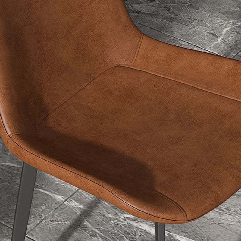 Modern PU Leather Steel Dining Chair