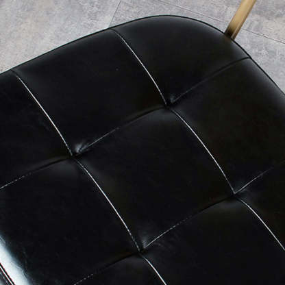 Vintage Iron PU Leather Dining Chair