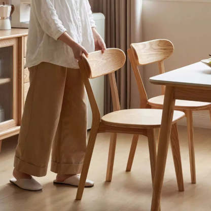 Nordic Rubberwood Dining Chair