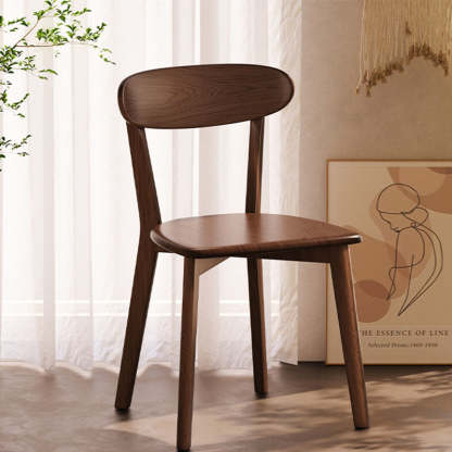 Nordic Rubberwood Dining Chair
