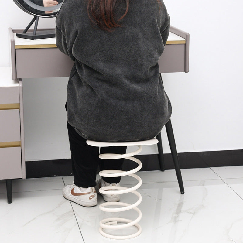 Spring Iron Plastic Dining Chair