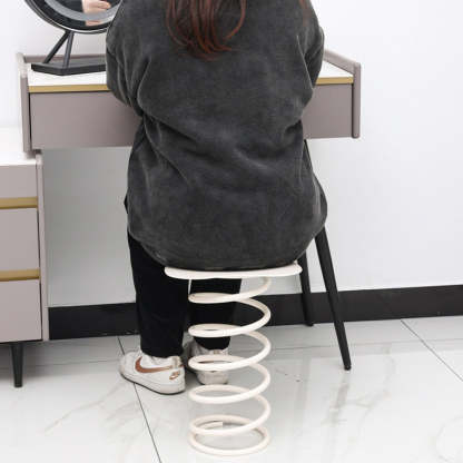 Spring Iron Plastic Dining Chair