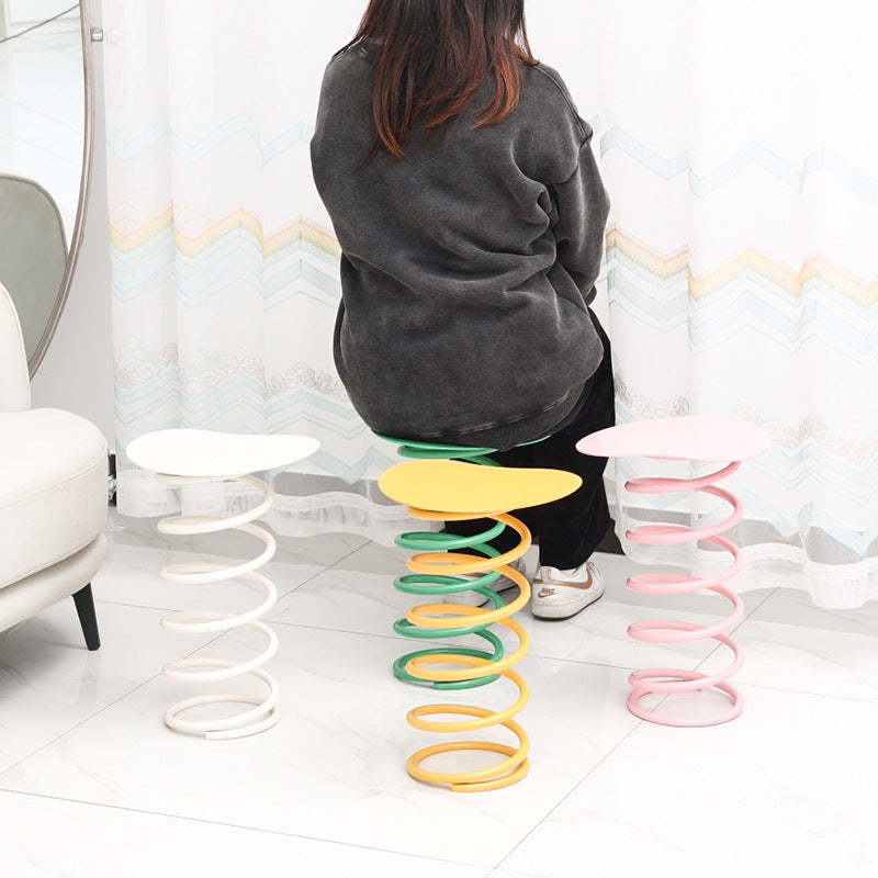 Spring Iron Plastic Dining Chair