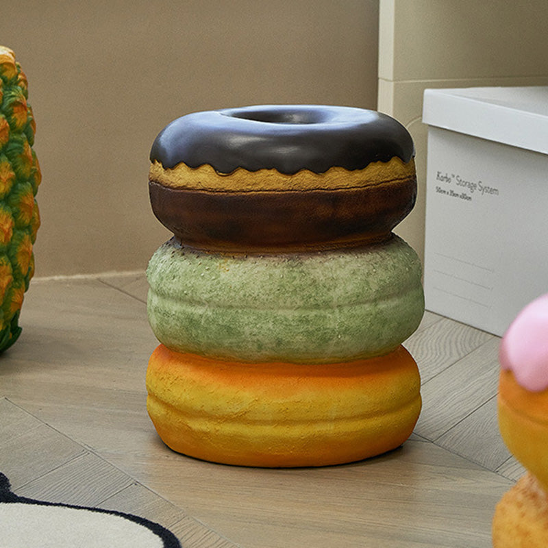 Food Resin Vanity Stool