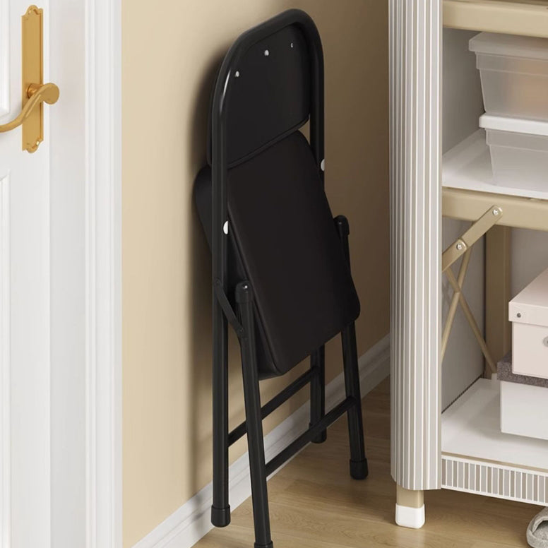 Modern Foldable Stainless Steel Dining Chair