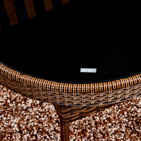 Vintage Annular Rattan Dining Chair