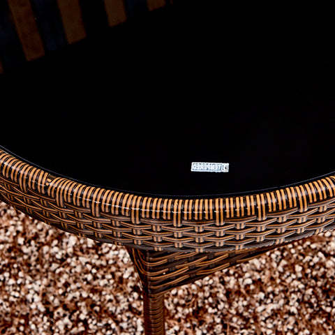 Vintage Annular Rattan Dining Chair