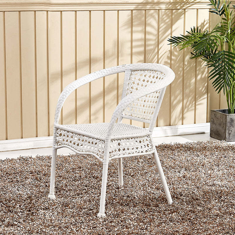 Vintage Annular Rattan Dining Chair