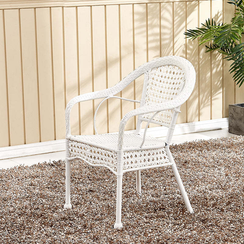 Vintage Annular Rattan Dining Chair