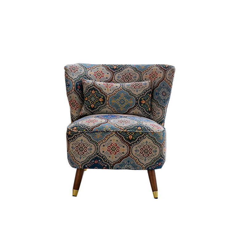 Vintage Wood Accent Chair
