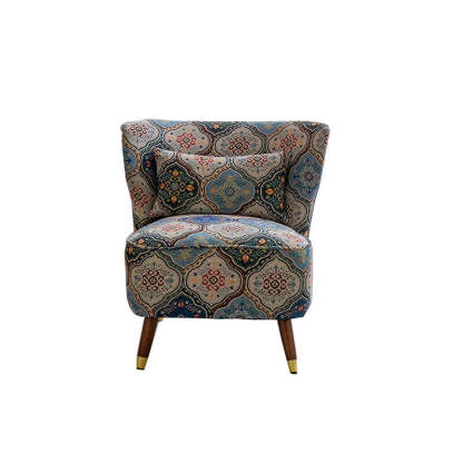Vintage Wood Accent Chair