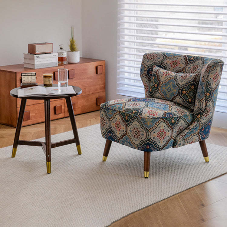 Vintage Wood Accent Chair