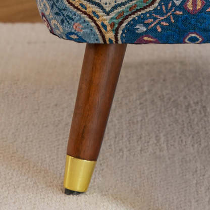 Vintage Wood Accent Chair