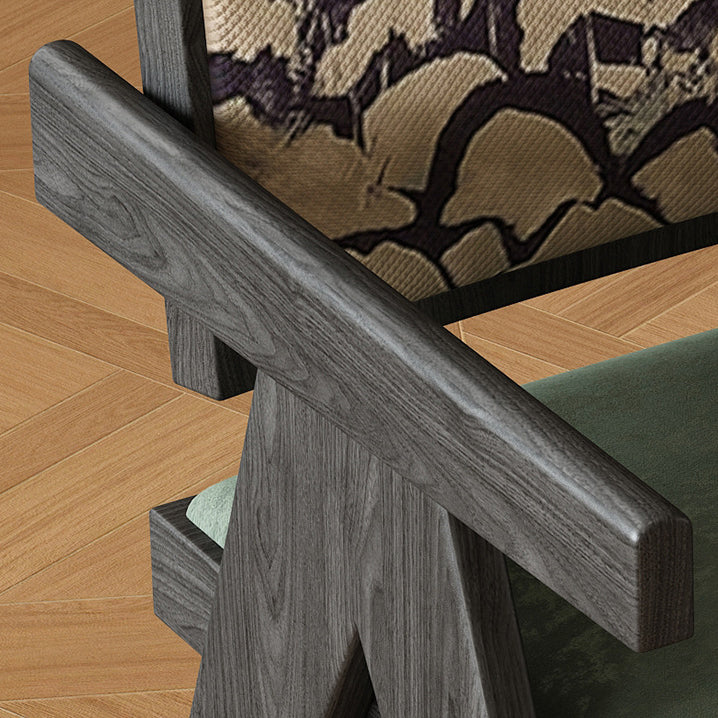 Vintage High-Resilience Wood Dining Chair