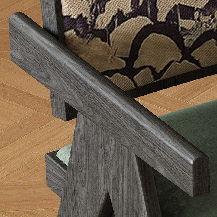 Vintage High-Resilience Wood Dining Chair