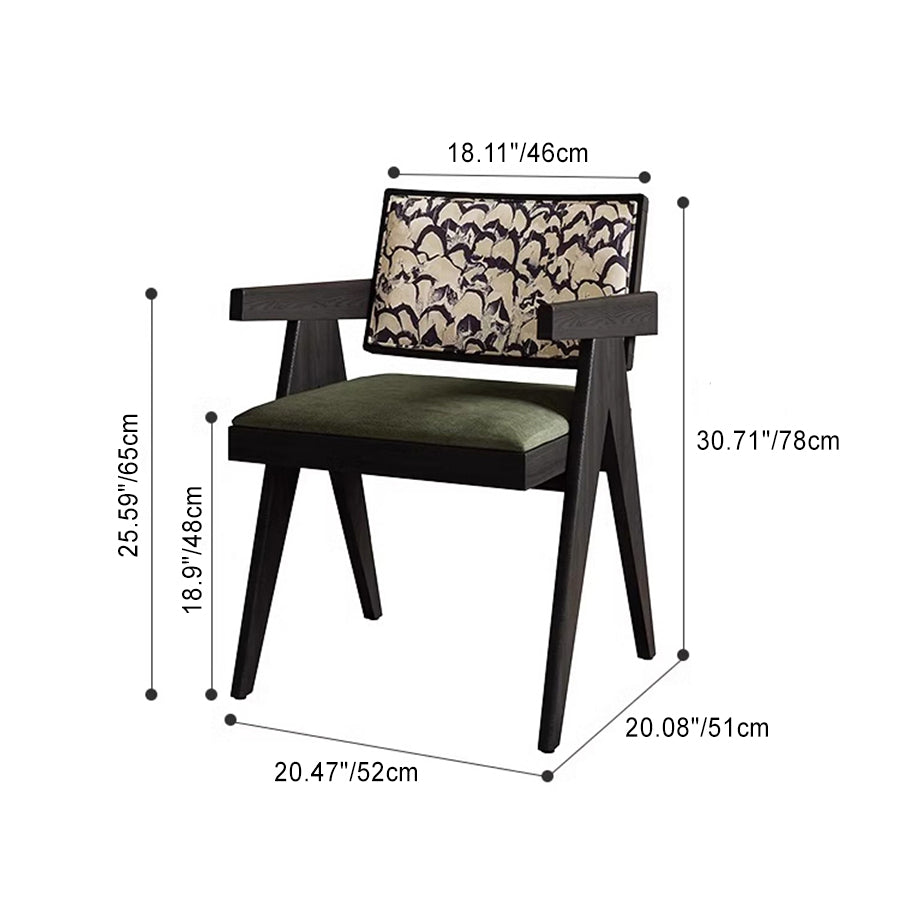 Vintage High-Resilience Wood Dining Chair