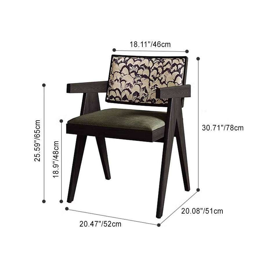 Vintage High-Resilience Wood Dining Chair