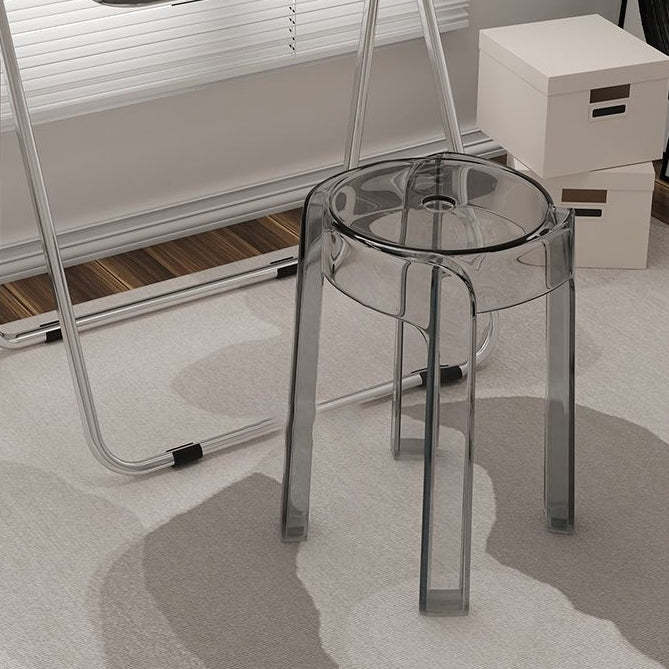 Modern Round Acrylic Dining Chair