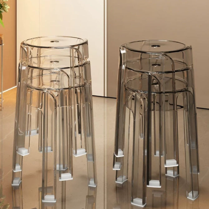Modern Round Acrylic Dining Chair