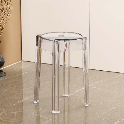 Modern Round Acrylic Dining Chair