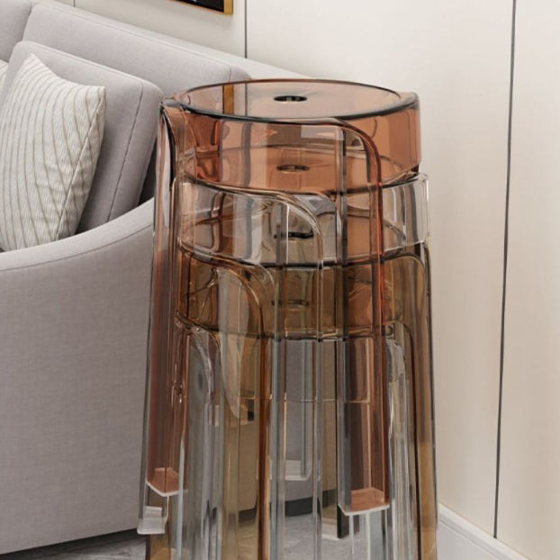 Modern Round Acrylic Dining Chair