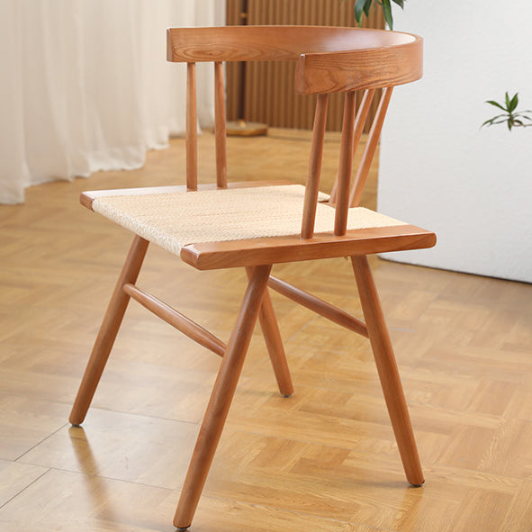 Chinese Wood Rope Dining Chair