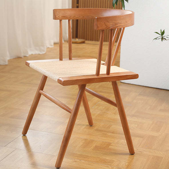Chinese Wood Rope Dining Chair