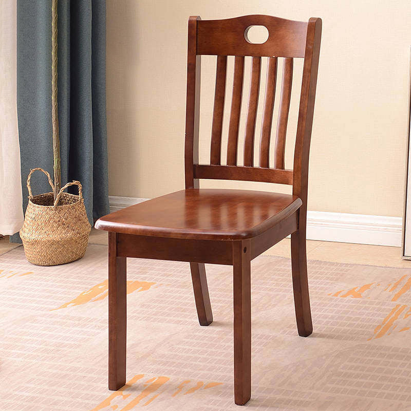 Chinese Wood Dining Chair — D - Begonia Color