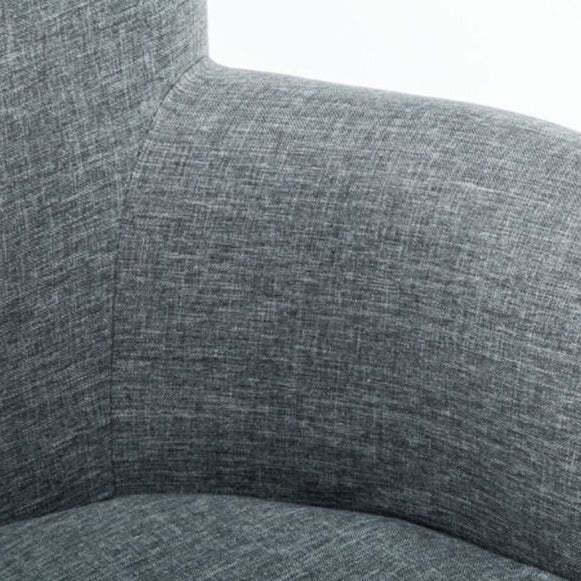 Scandinavian Wood Cotton Hemp Accent Chair
