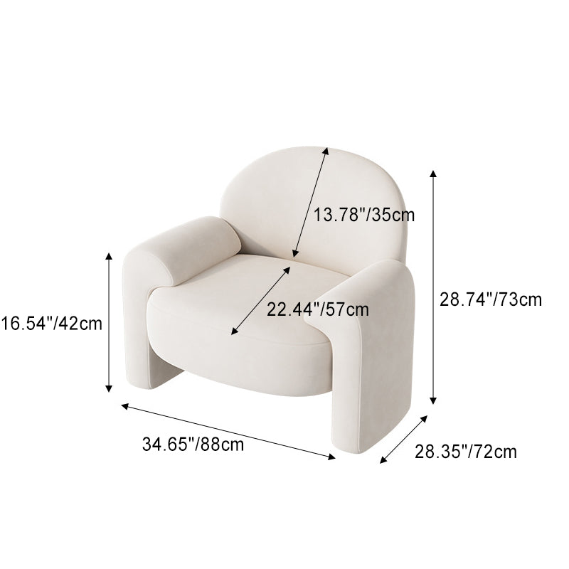 Scandinavian Wood Accent Chair