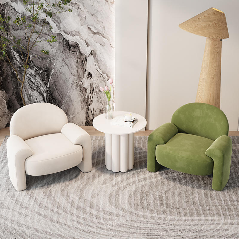 Scandinavian Wood Accent Chair
