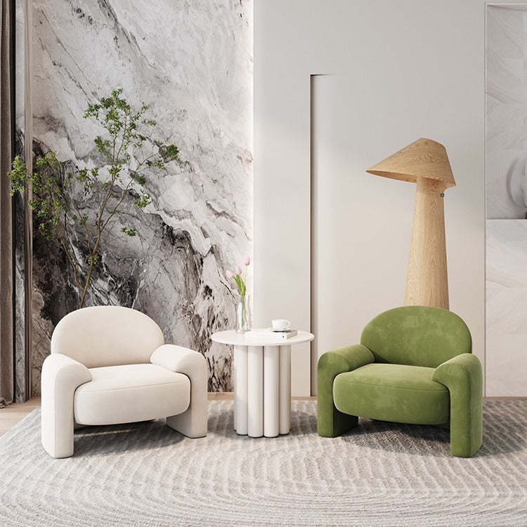 Scandinavian Wood Accent Chair
