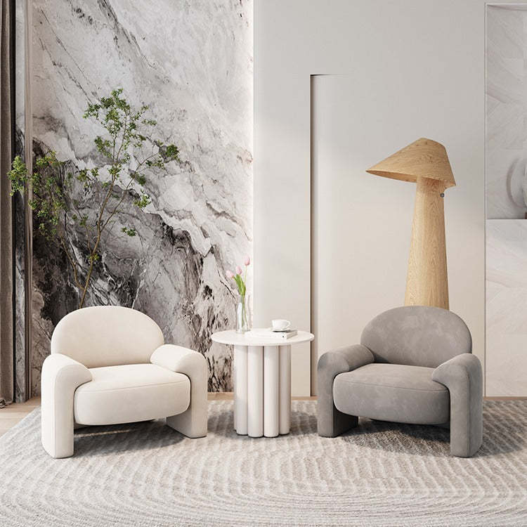Scandinavian Wood Accent Chair