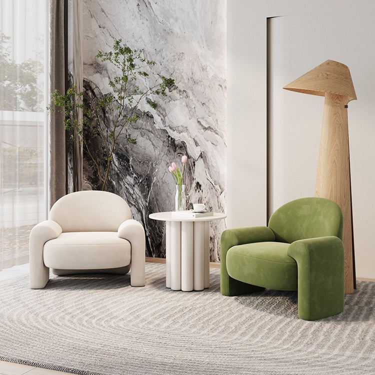 Scandinavian Wood Accent Chair